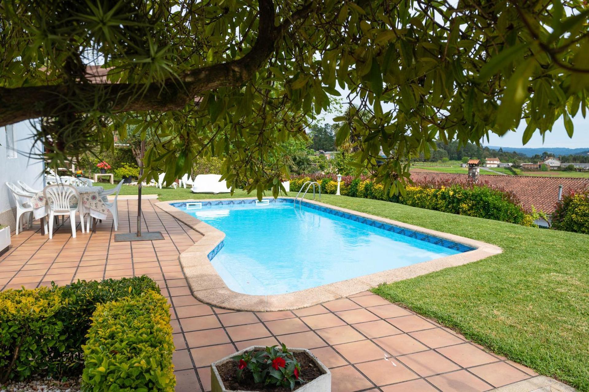 Casa Tarrio Con Piscina - Santiago De Compostela Villa Boqueixon Екстериор снимка